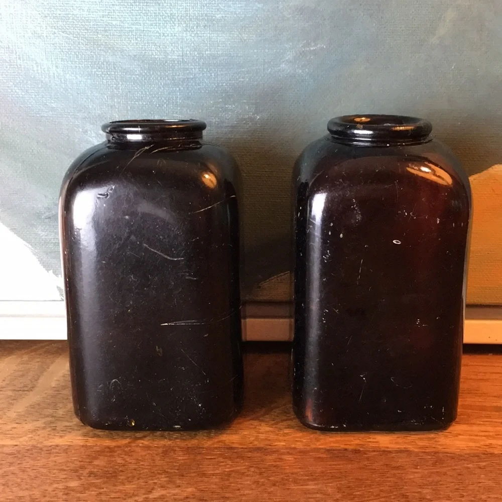 Antique Glass Snuff Bottles - Picture 2 of 7